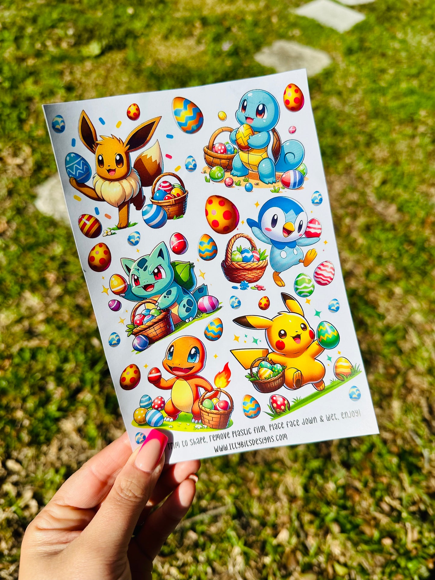 Easter Poke Friends 5x7 Sheets