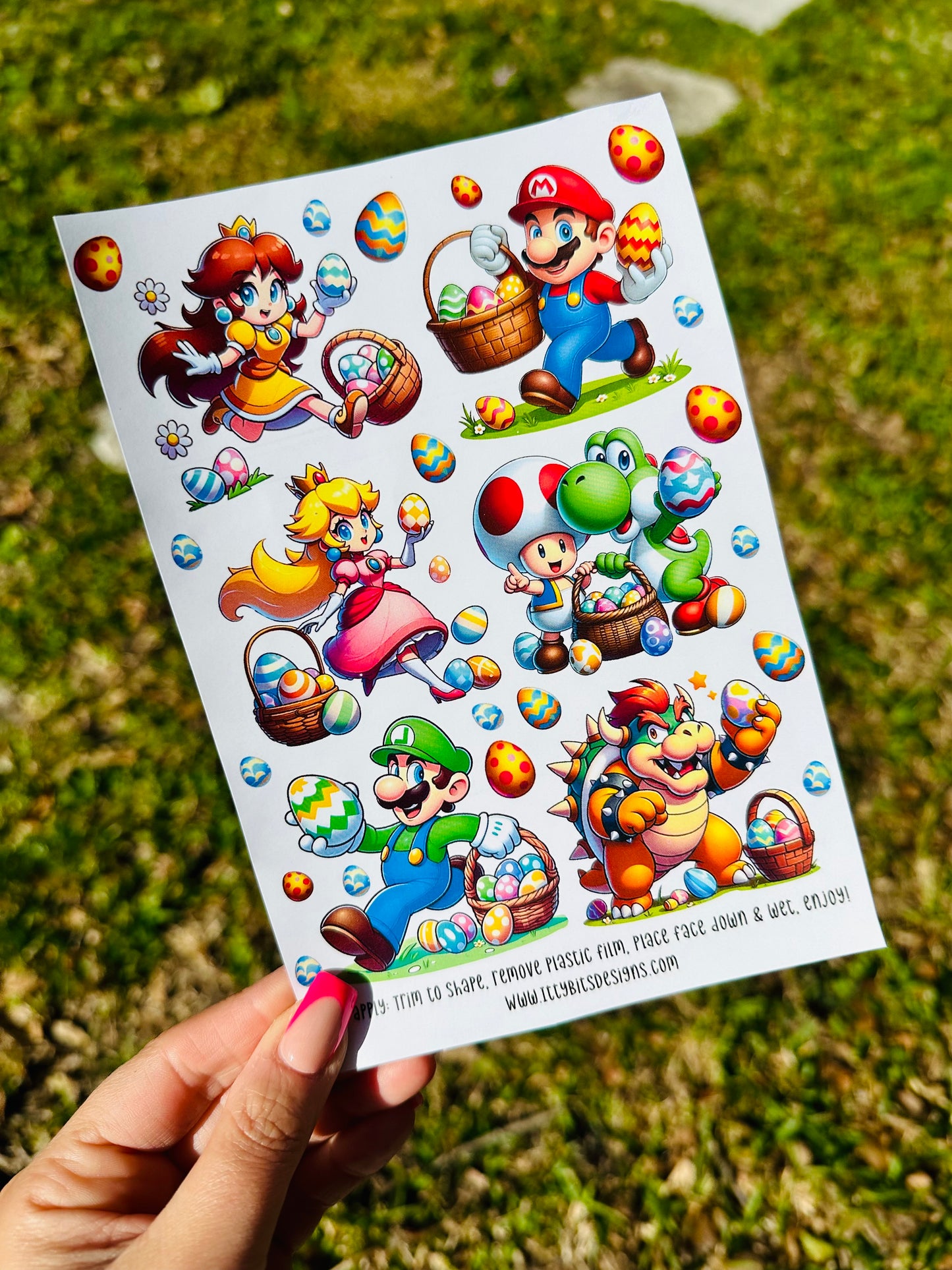 Easter Super Smash Brothers 5x7 Sheets