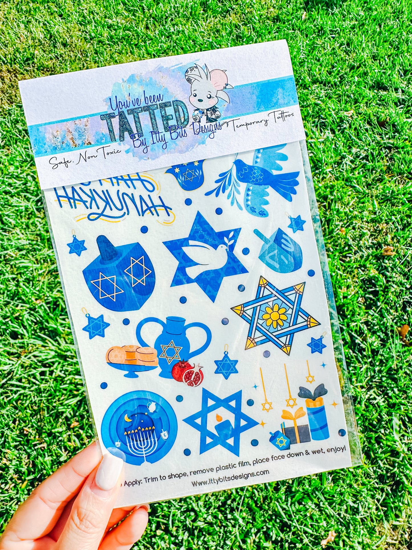 Happy Hanukkah Tattoo Pack