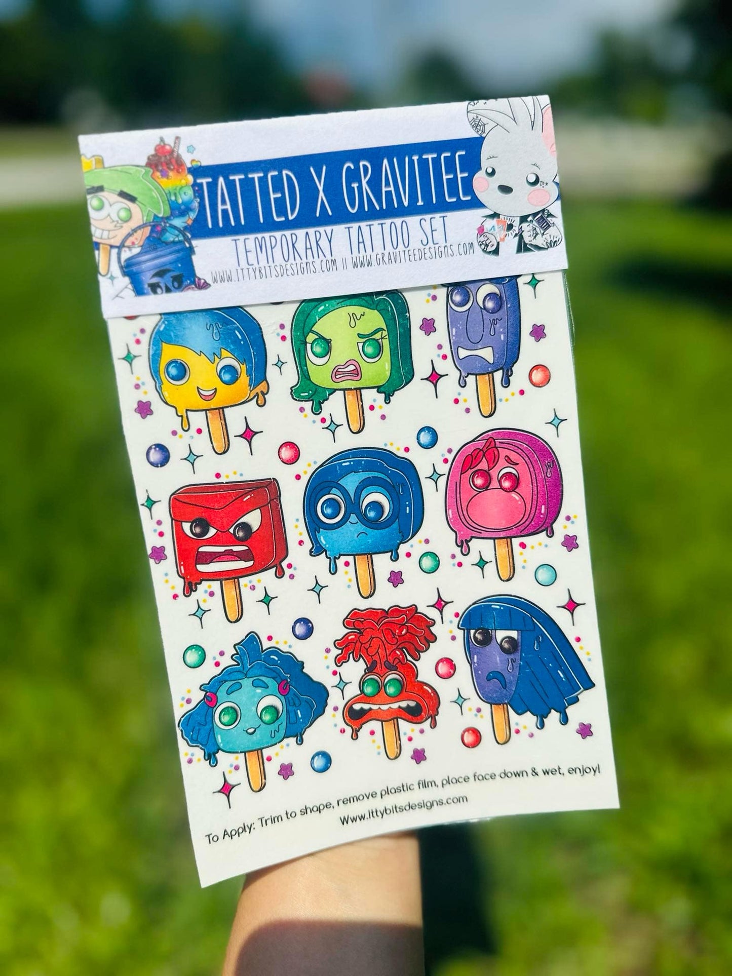 Emotional Pops Tattoo Set