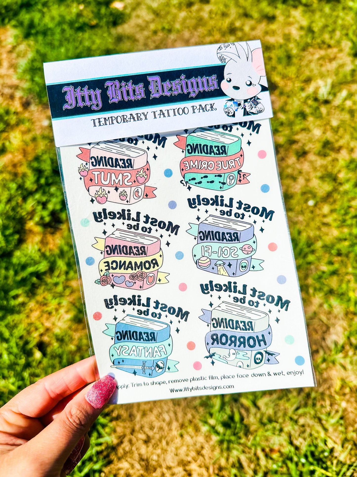 Book Club Babes Tattoo Set