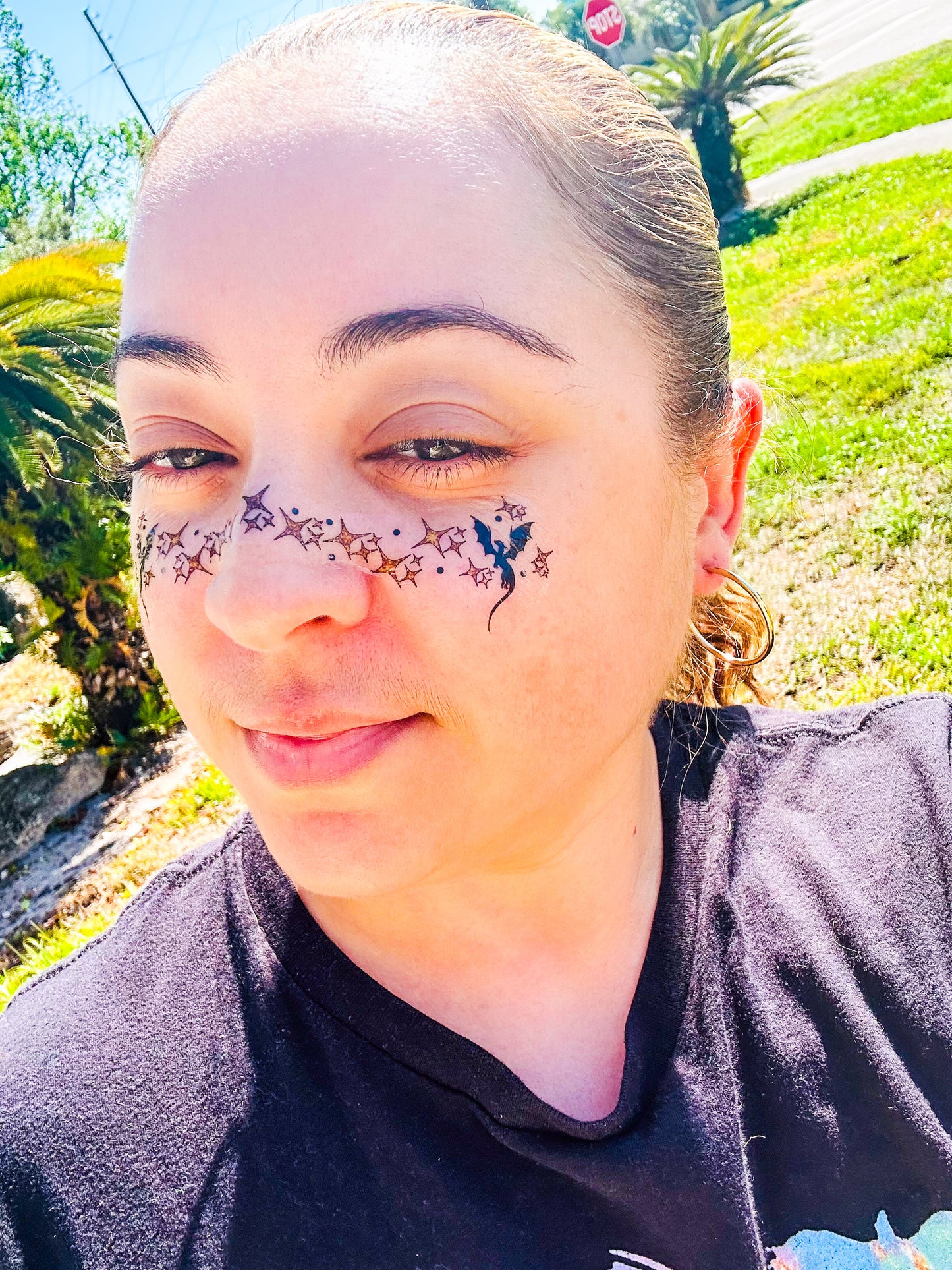 Bookish Dragons Princess Face Freckle Temporary Tattoos