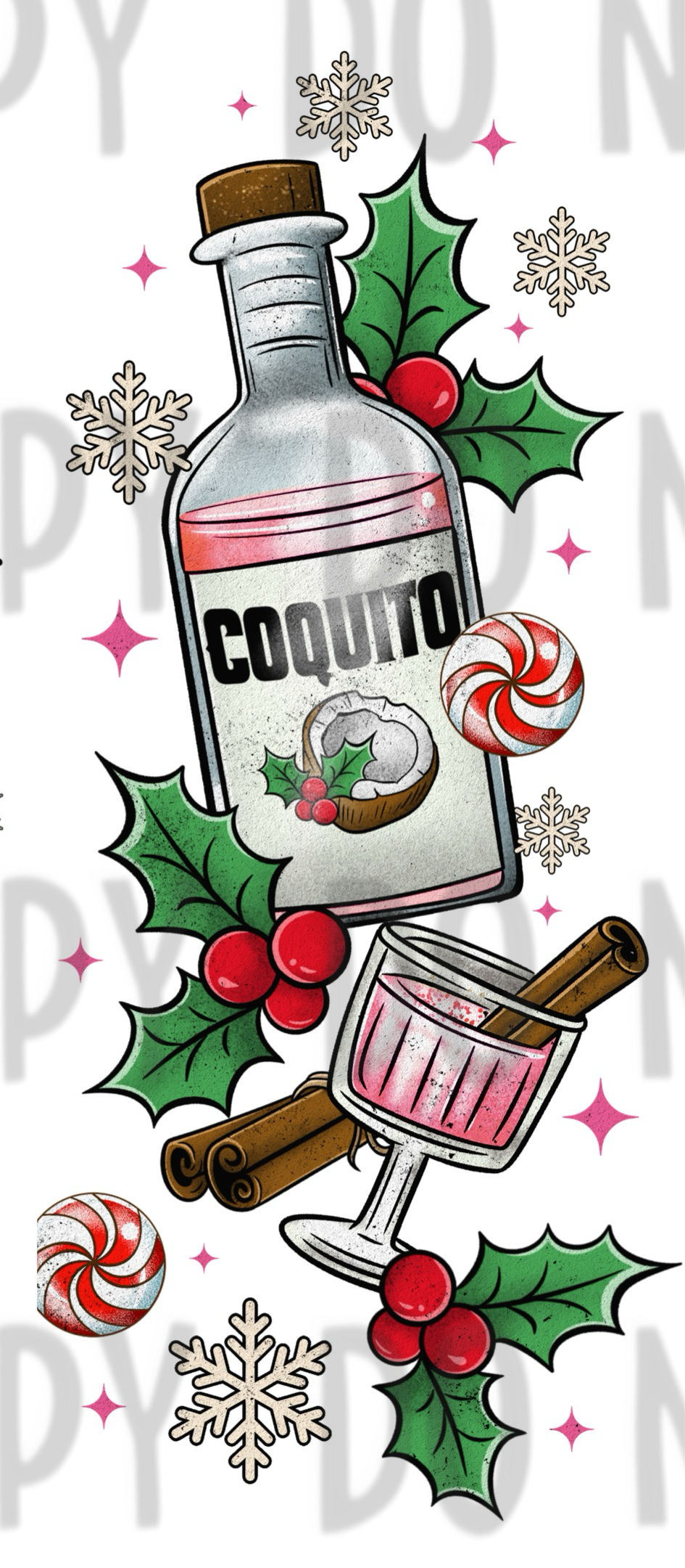 Coquito Szn Half Sleeve Tattoo