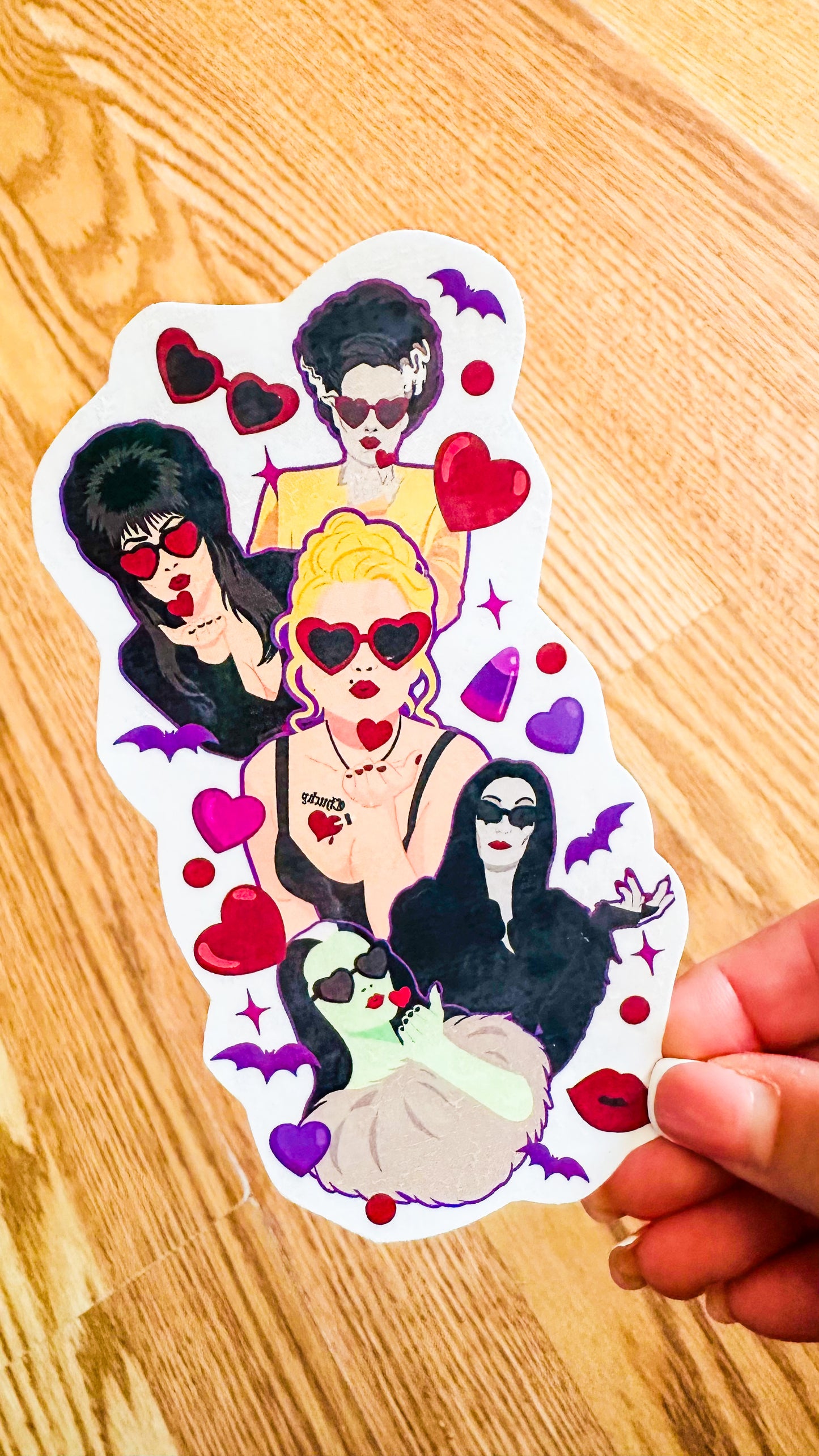 Horror Babes Valentine Half Sleeve tattoo