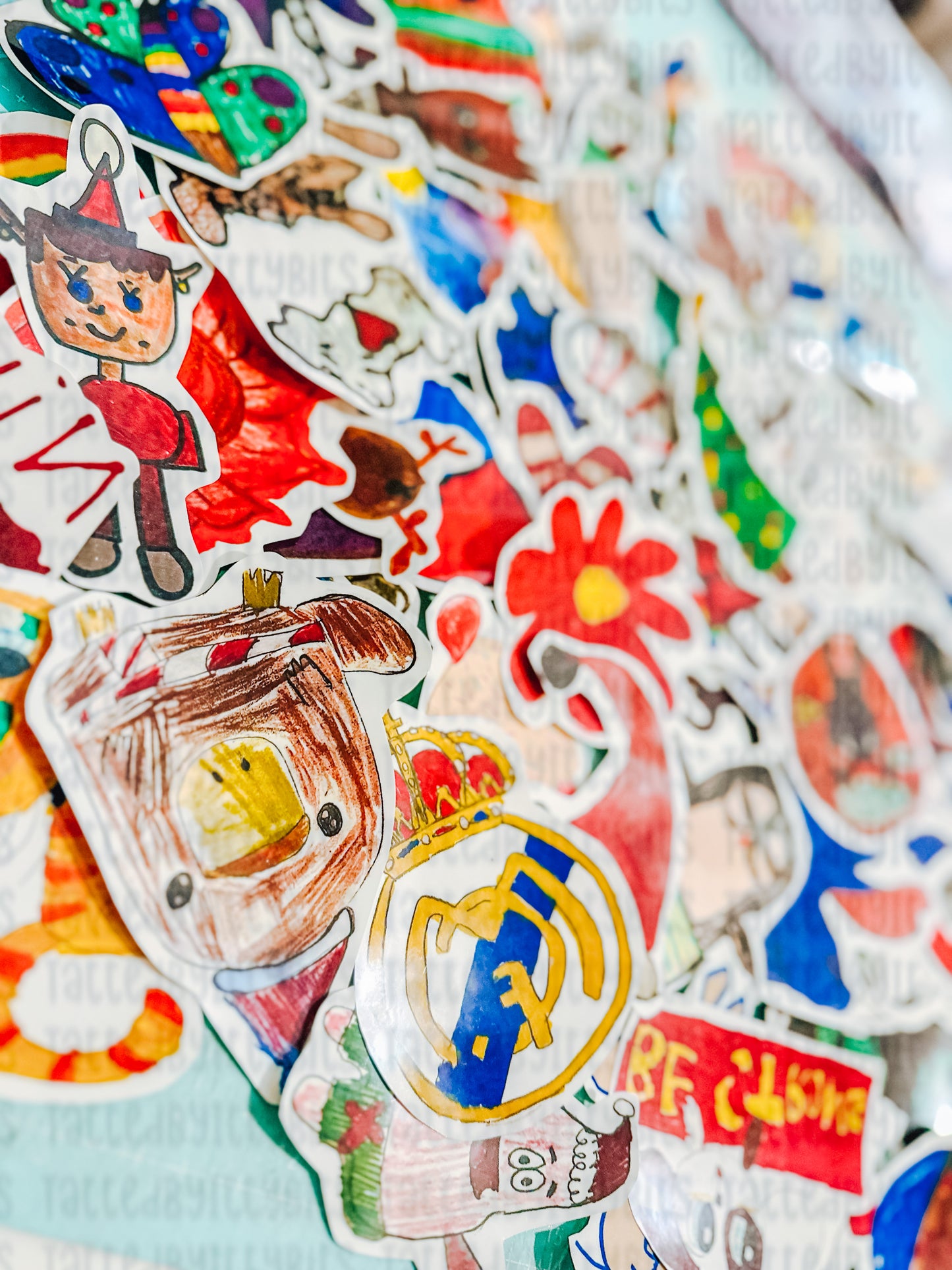 Children’s Artwork Custom Temporary Tattoo