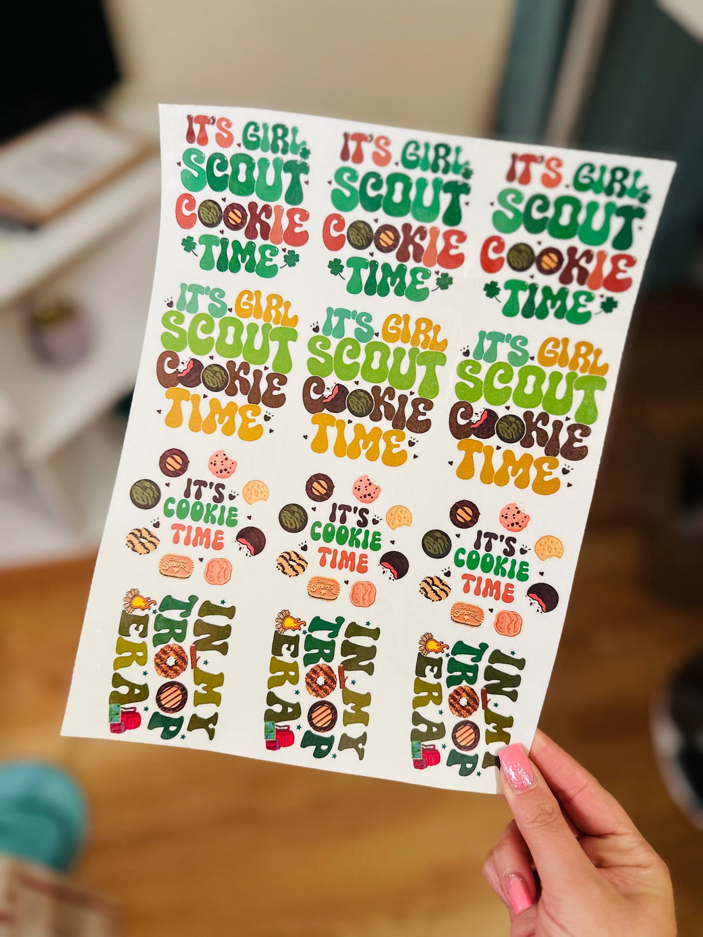 12 Pc Cookie Season Tattoo Set - Itty Bits Designs