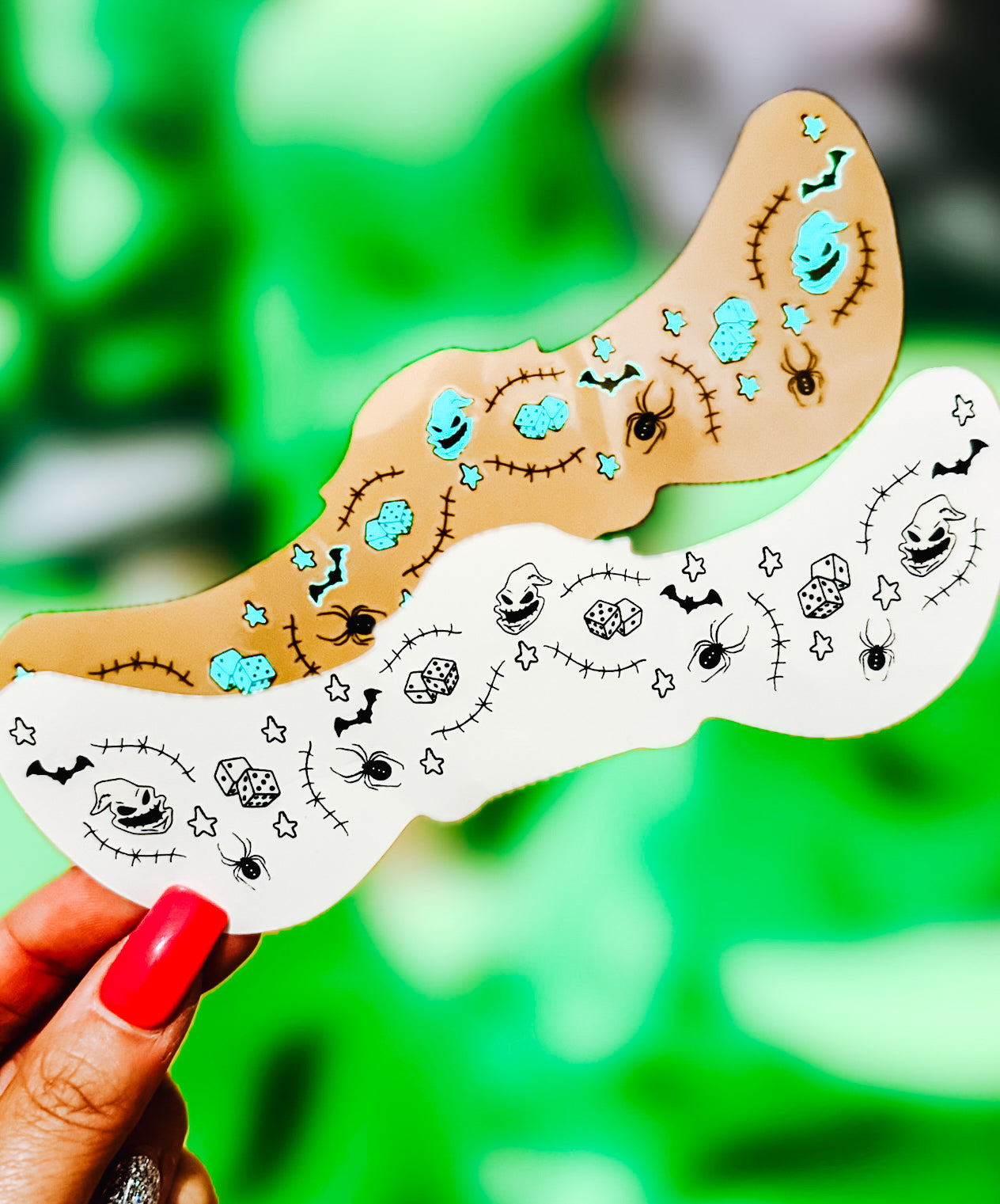 Oogie Bash Glow In the Dark Freckle Temporary Tattoos