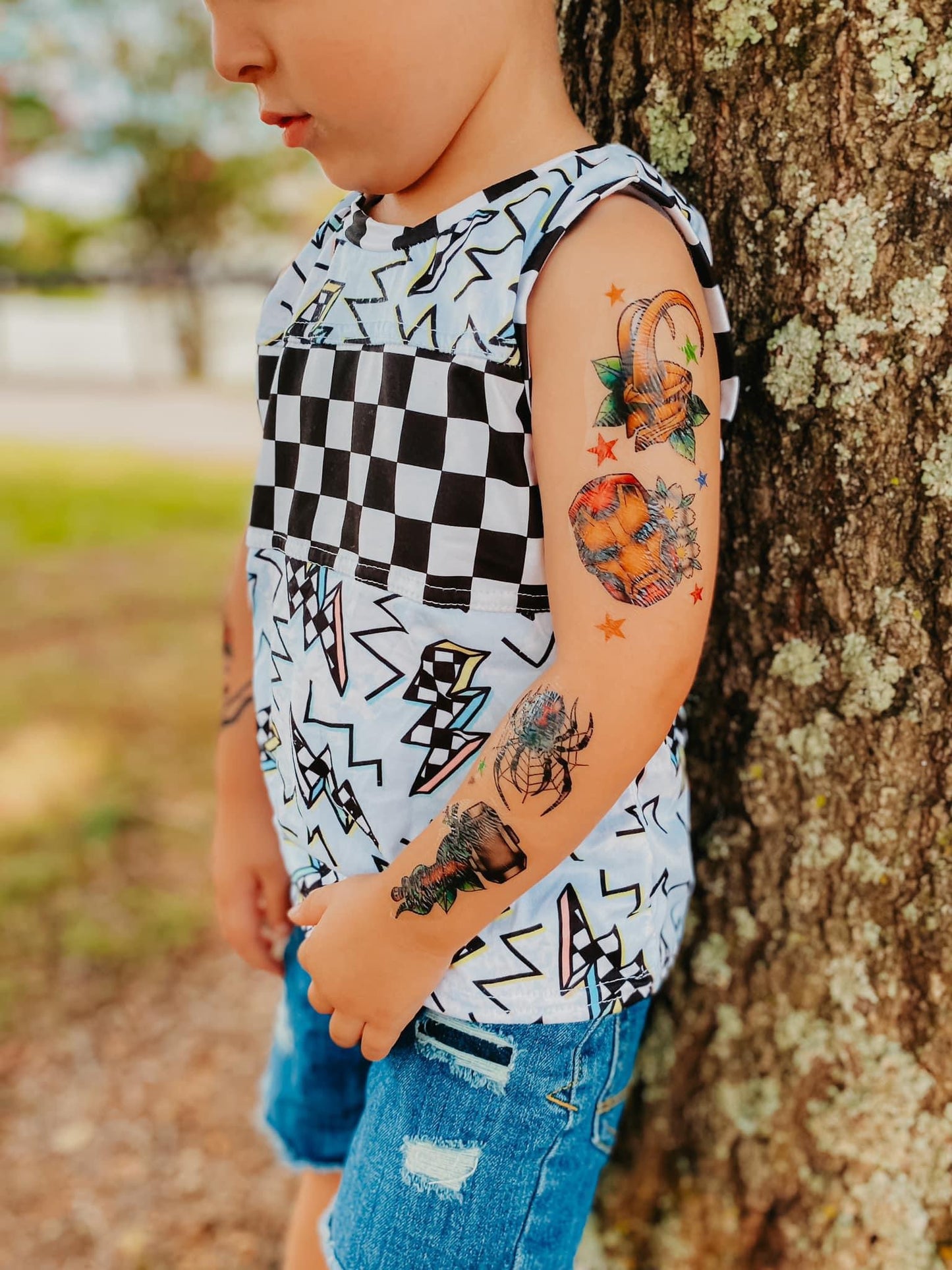 Tatted Superheroes Tattoo Set