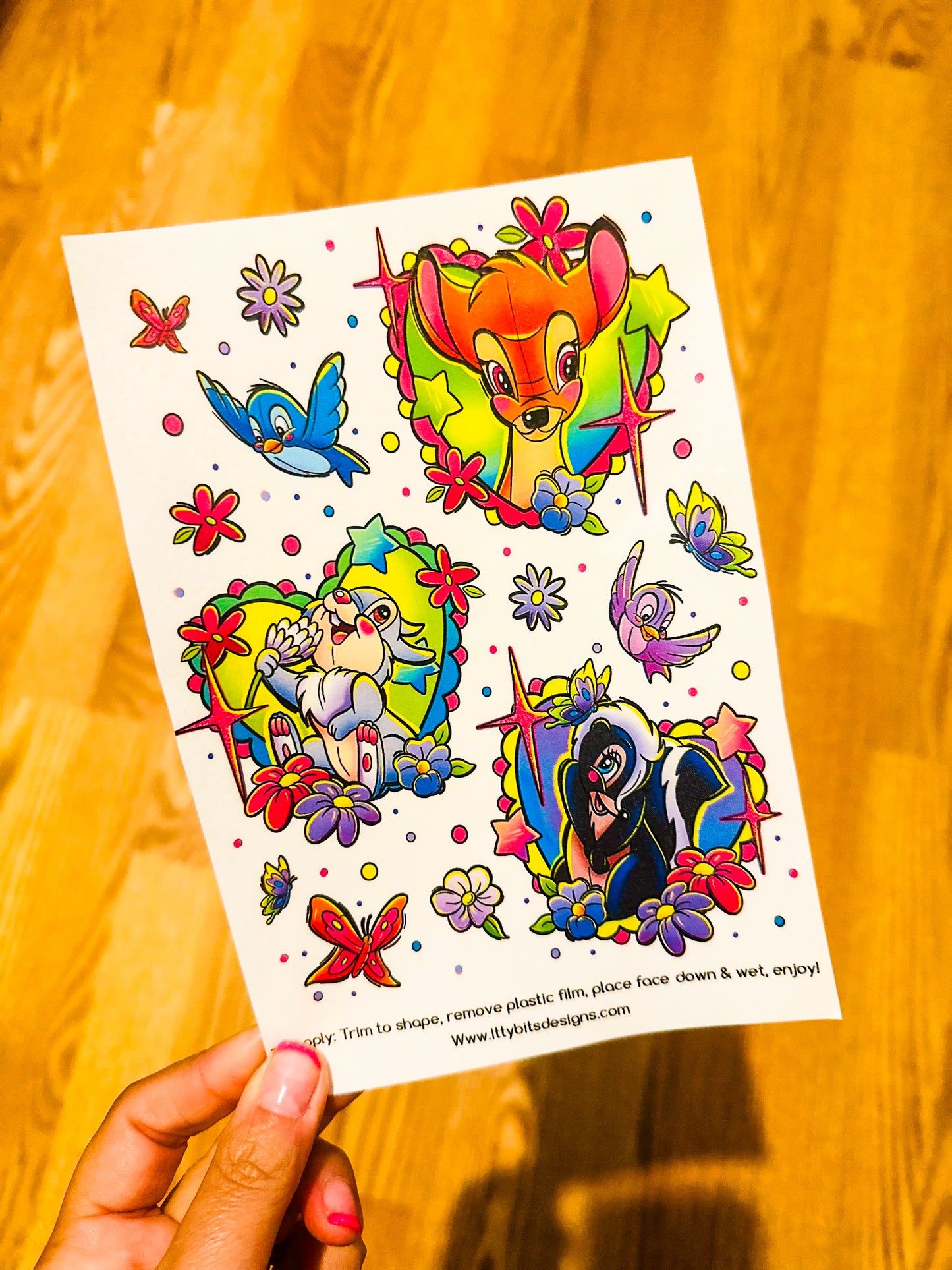 Bambi & Friends Tattoo Set