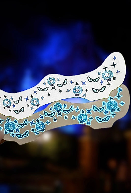 Grim Ghosts Glow In the Dark Freckle Temporary Tattoos