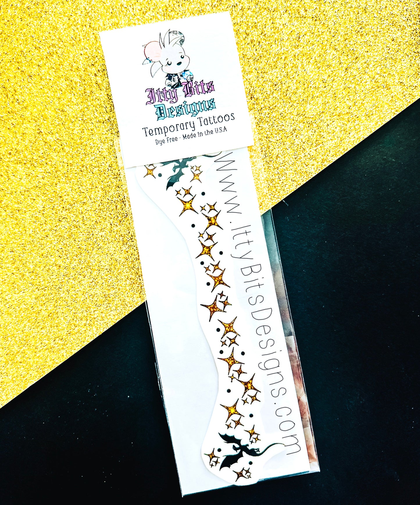 Bookish Dragons Princess Face Freckle Temporary Tattoos
