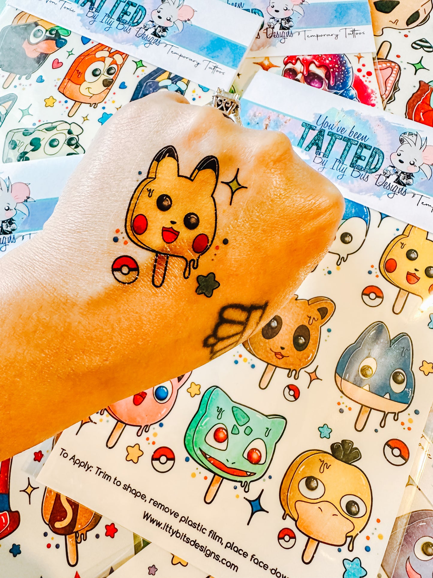PokePops Tattoo Set