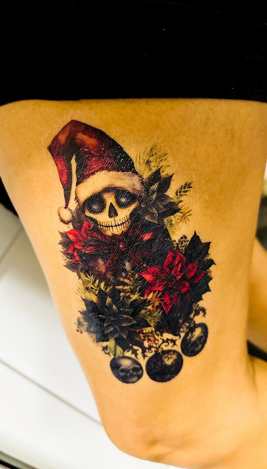Dark Christmas Half Sleeve tattoo