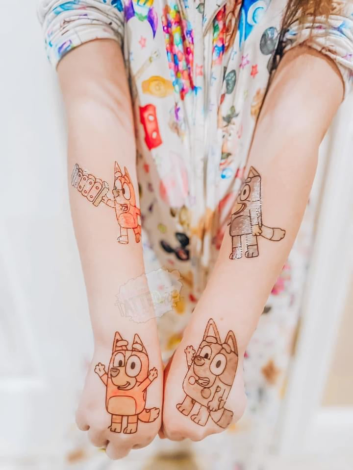 Color Your Own Temporary Tattoos Set
