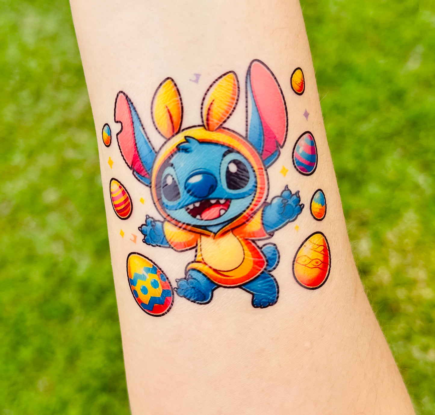 Alien Egg Hunt Half Sleeve tattoo