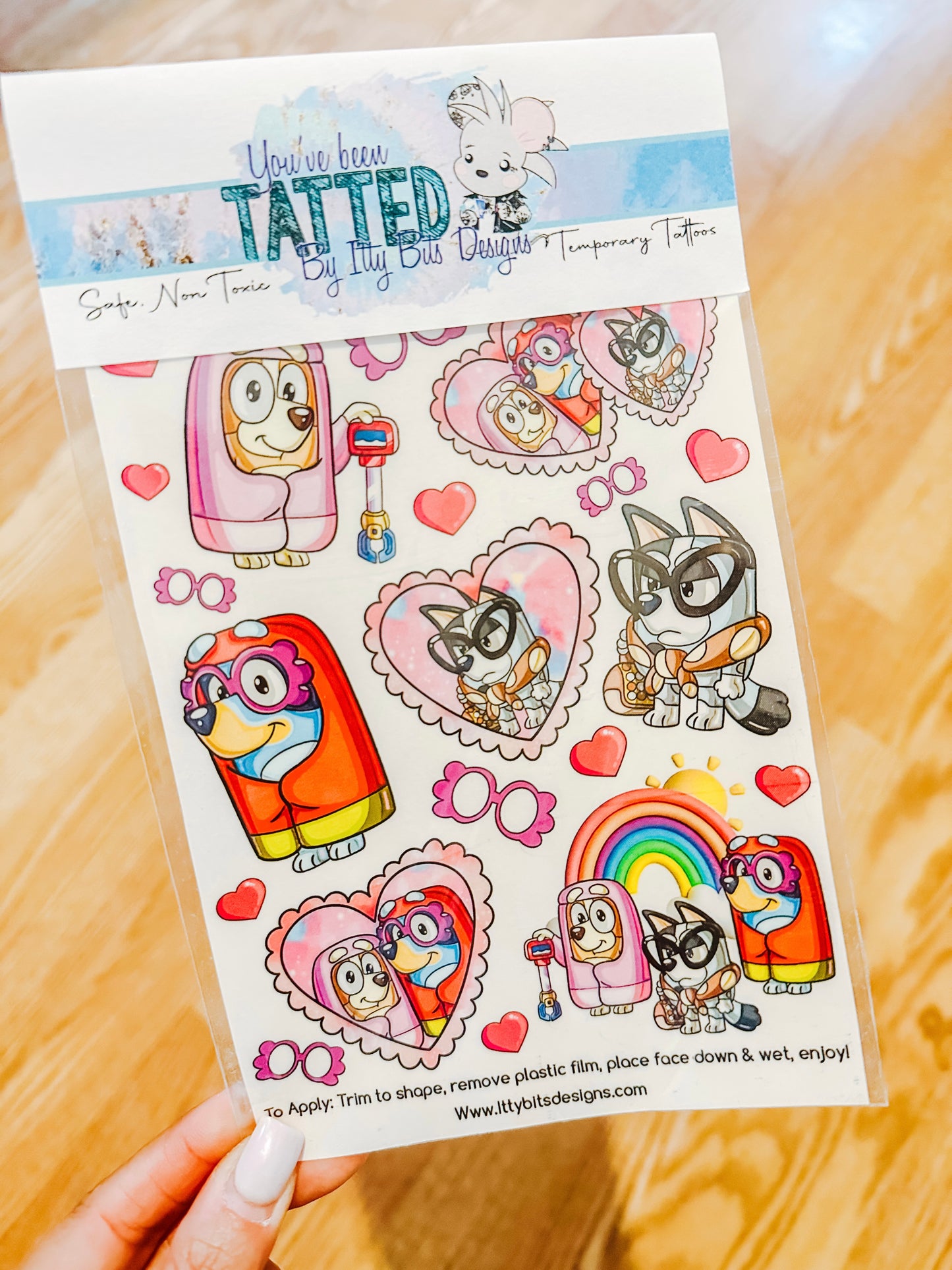 Here Come the Grannies Temporary Tattoo Set
