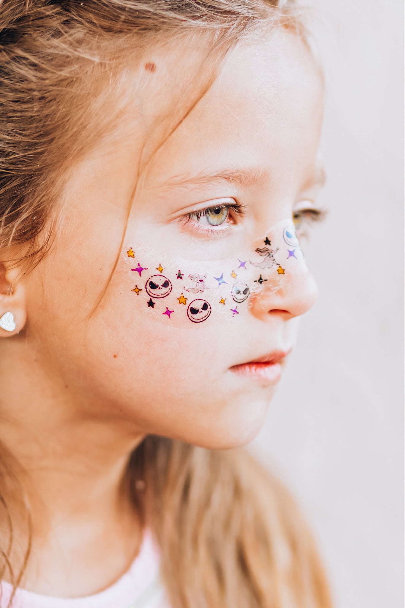 Nightmare Skelly Freckle Temporary Tattoos