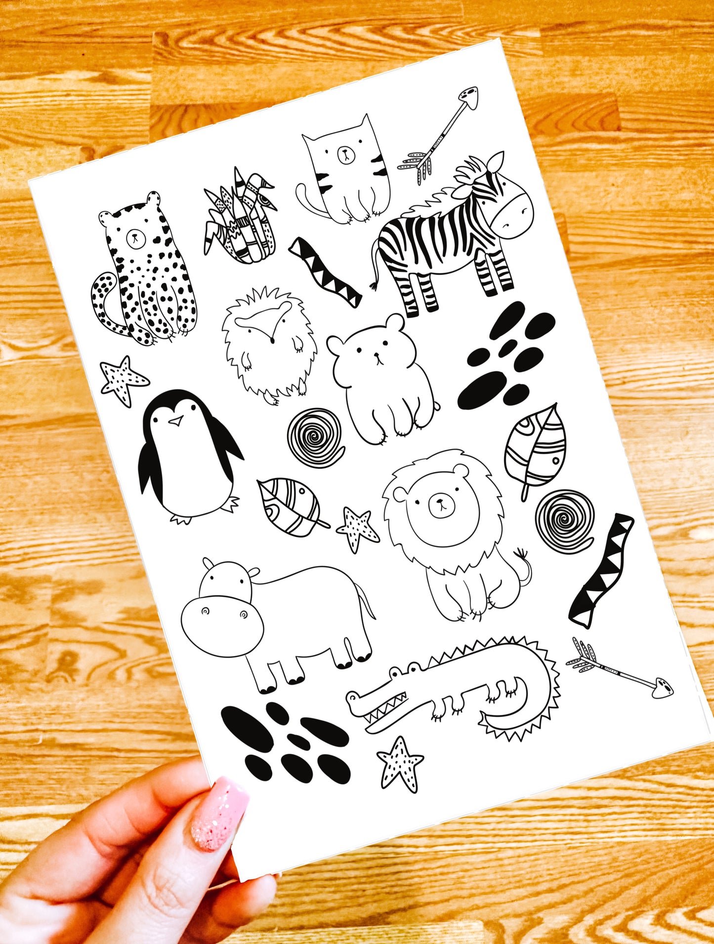 Color Your Own Temporary Tattoos Set