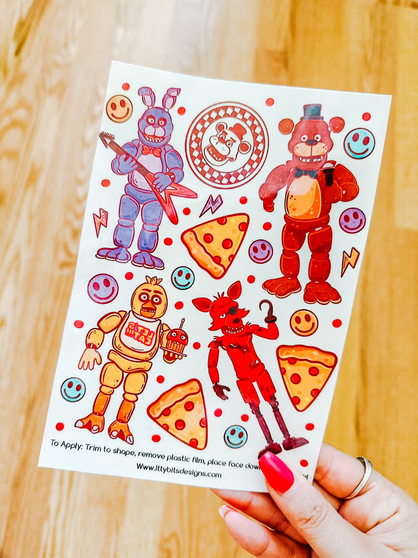 Frightful Freddy Tatted x Pixelcass Tattoo Set