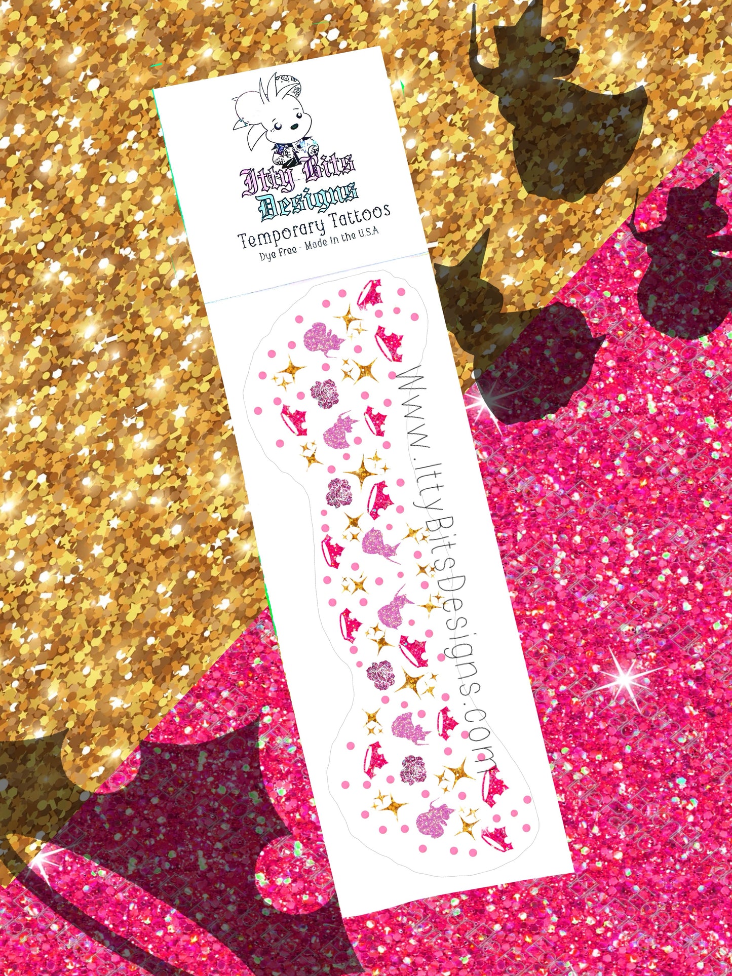 Sleepy Princess Face Freckle Temporary Tattoos