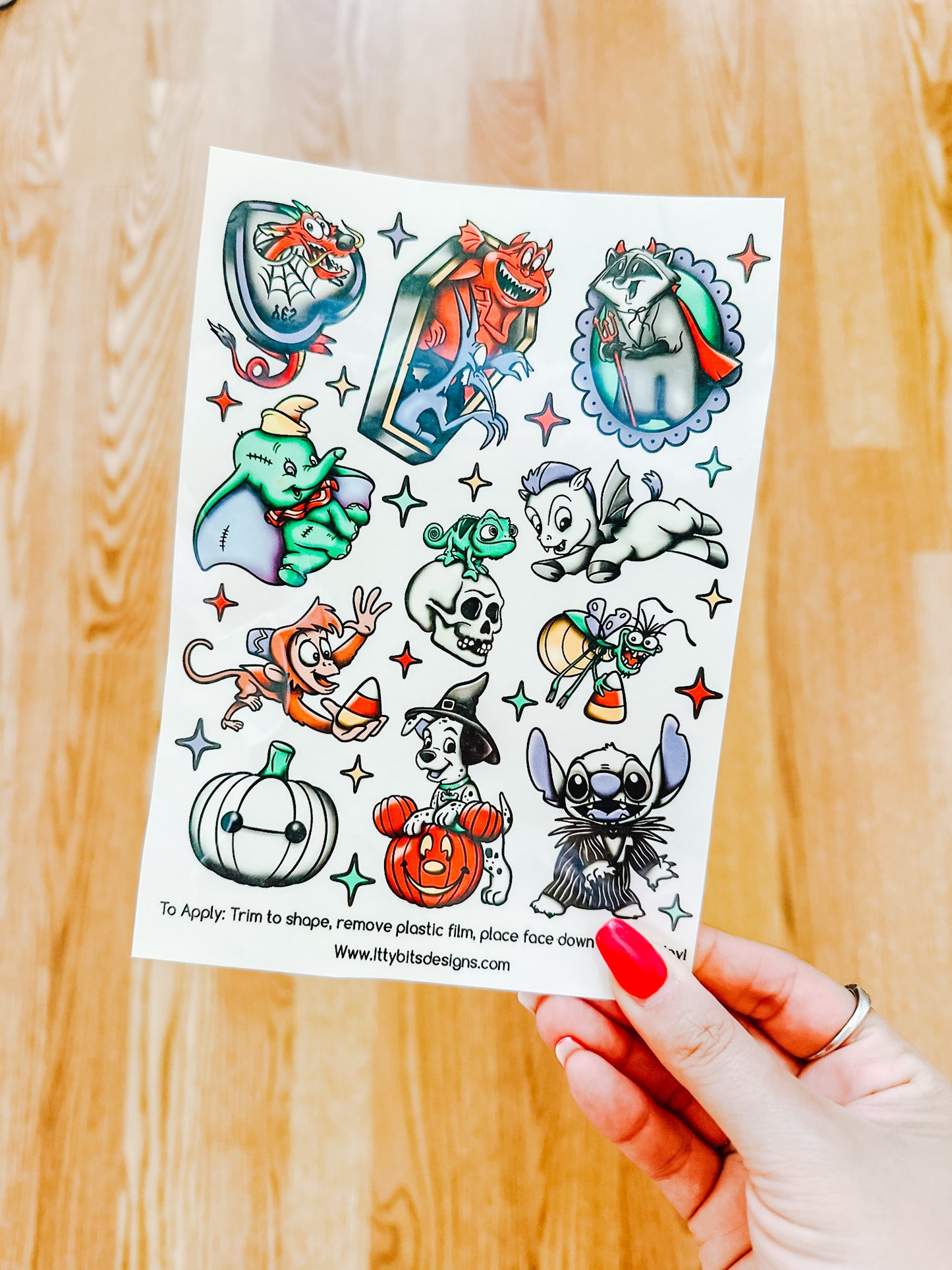 Magical Halloween Tattoo Set