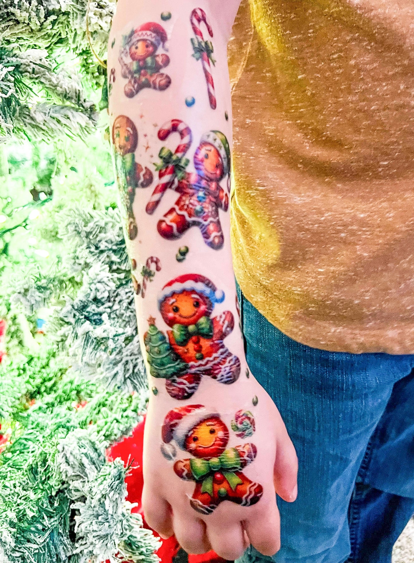 Gingerbread Fun Tattoo Pack