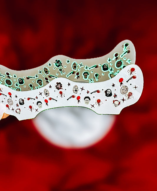 Horror Glow In the Dark Freckle Temporary Tattoos