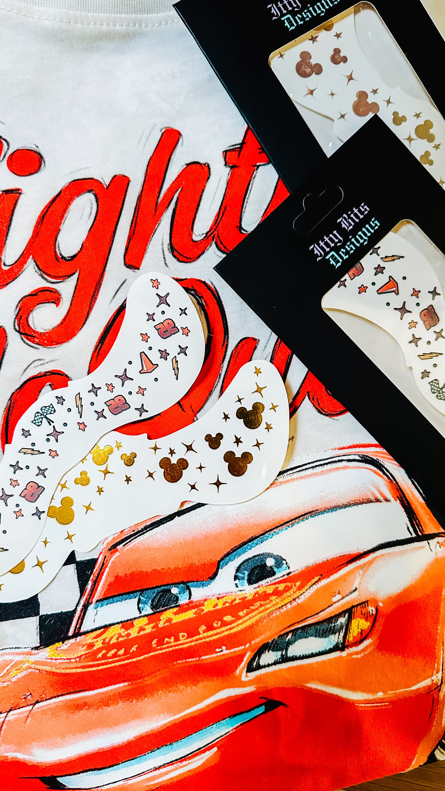 KaChow! Racecar Face Freckle Temporary Tattoos - Itty Bits Designs