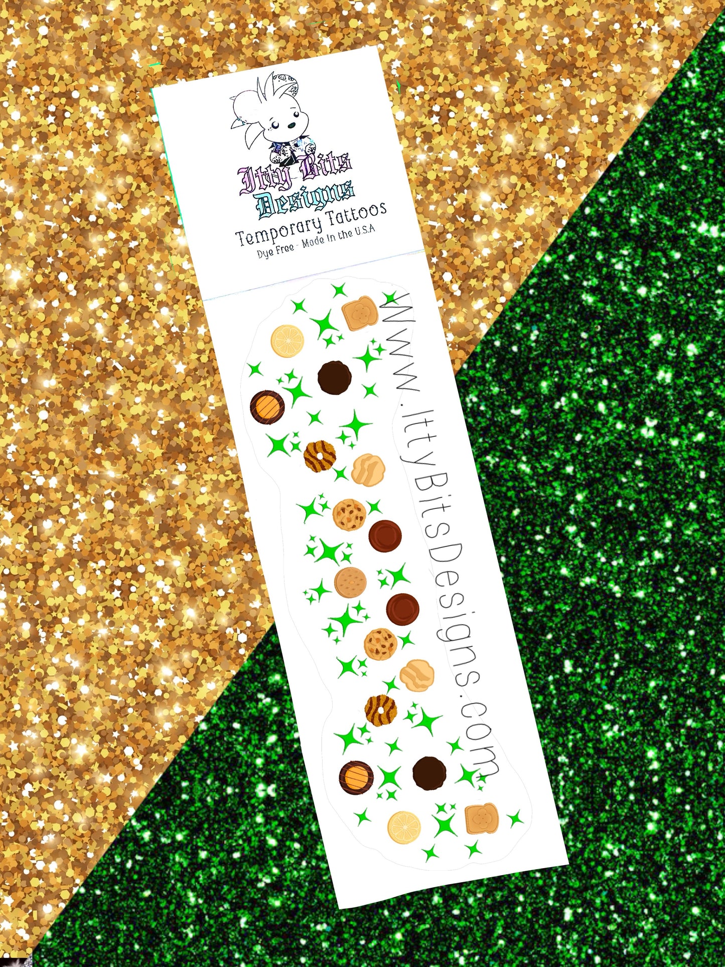 Cookie Dealer Face Freckle Temporary Tattoos