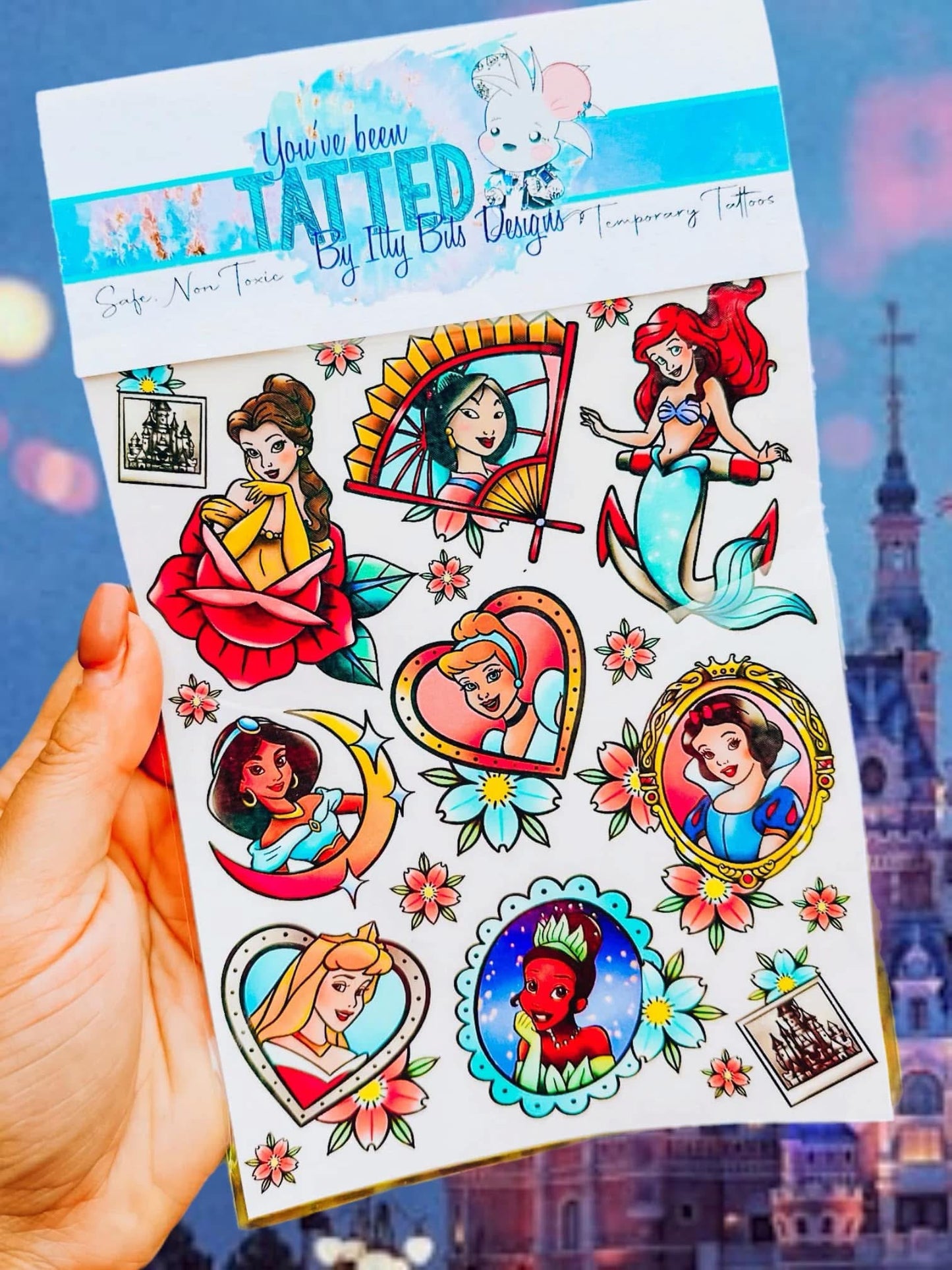 Princess Style Tattoo Set