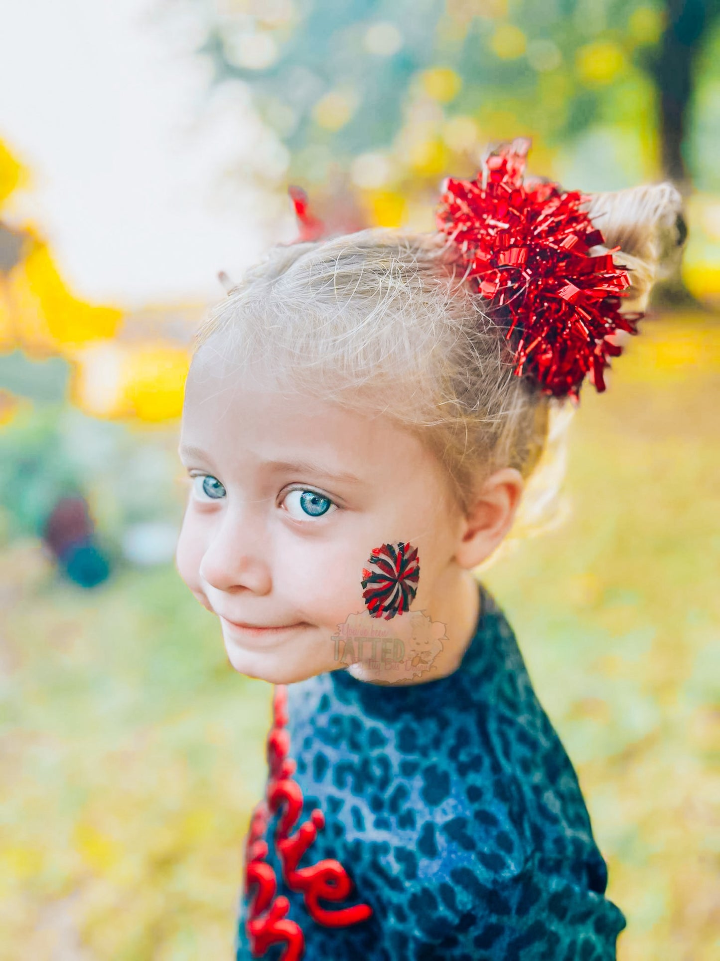 Pom Pom Temporary Tattoos - Sheet of 35