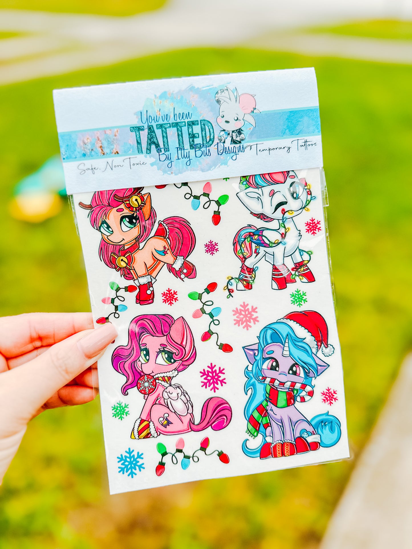 Christmas Pony Tattoo Pack