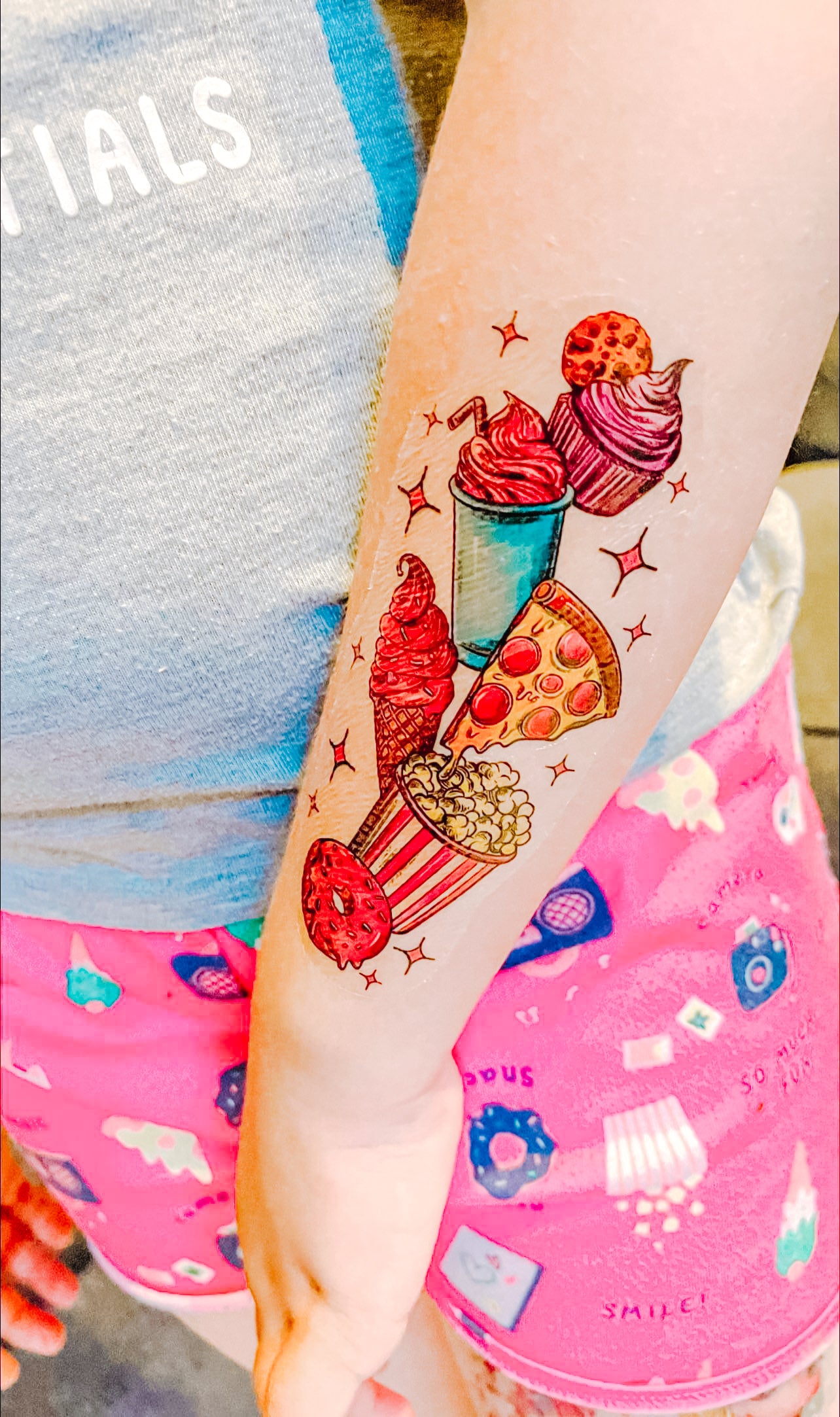 Summer Snacks HALF Sleeve tattoo