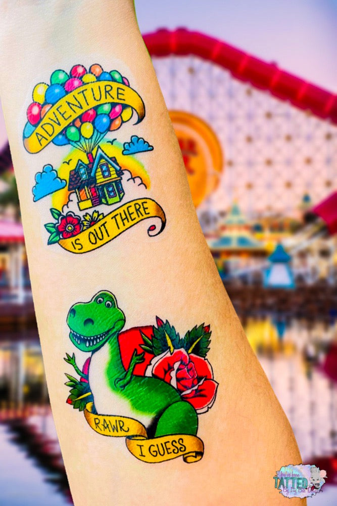 Animated Friends Tatted Tattoo Set