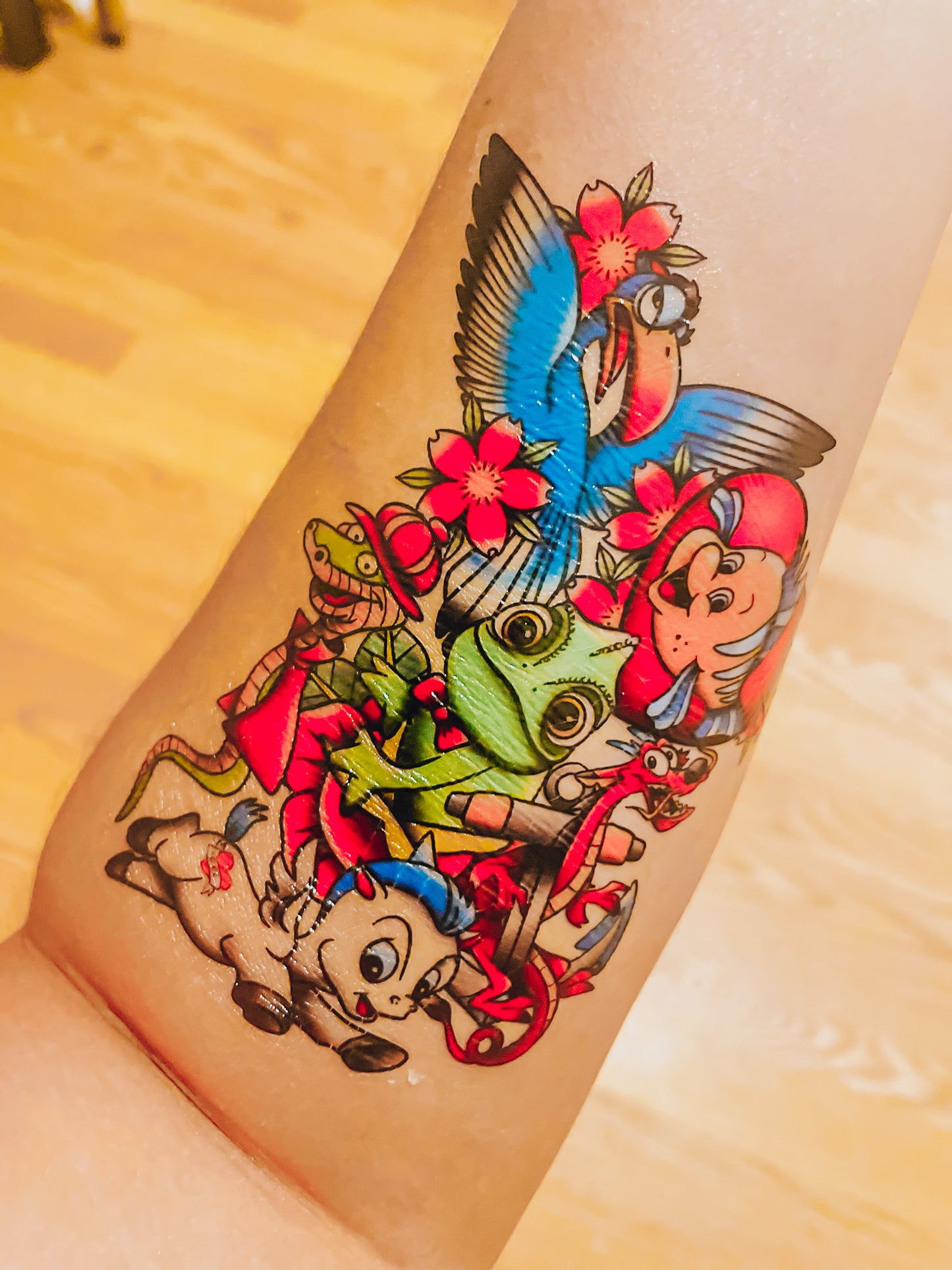 Magical Sidekicks Half Sleeve tattoo