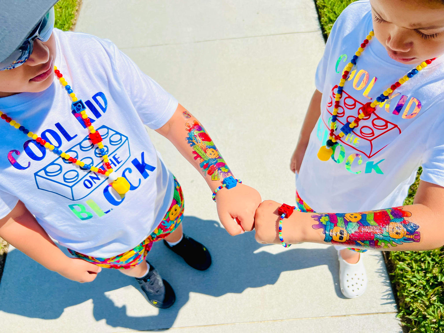 Leggo My Legos Half Sleeve tattoo