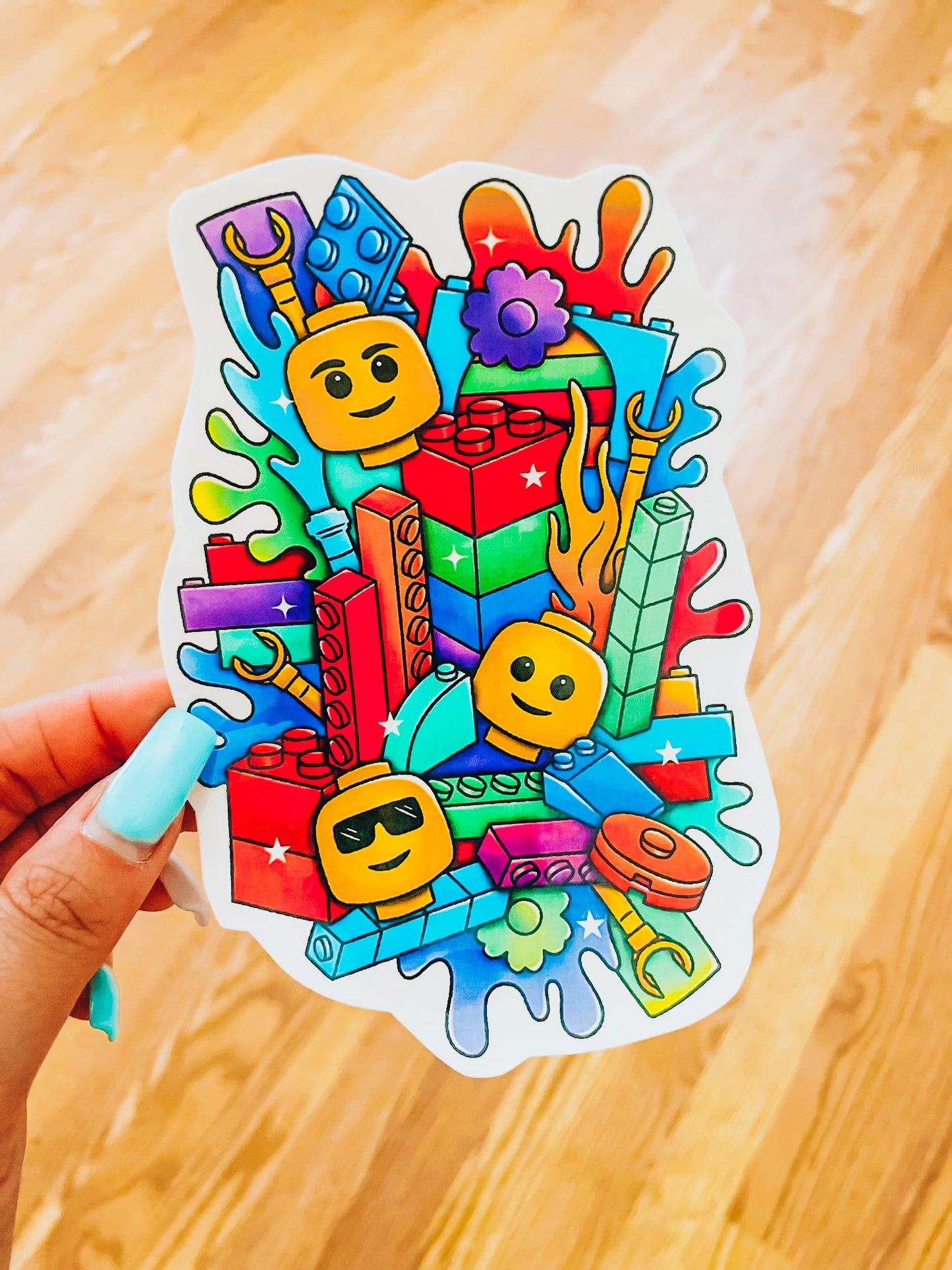Leggo My Legos Half Sleeve tattoo