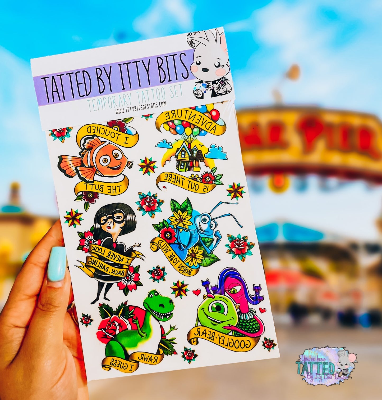 Animated Friends Tatted Tattoo Set