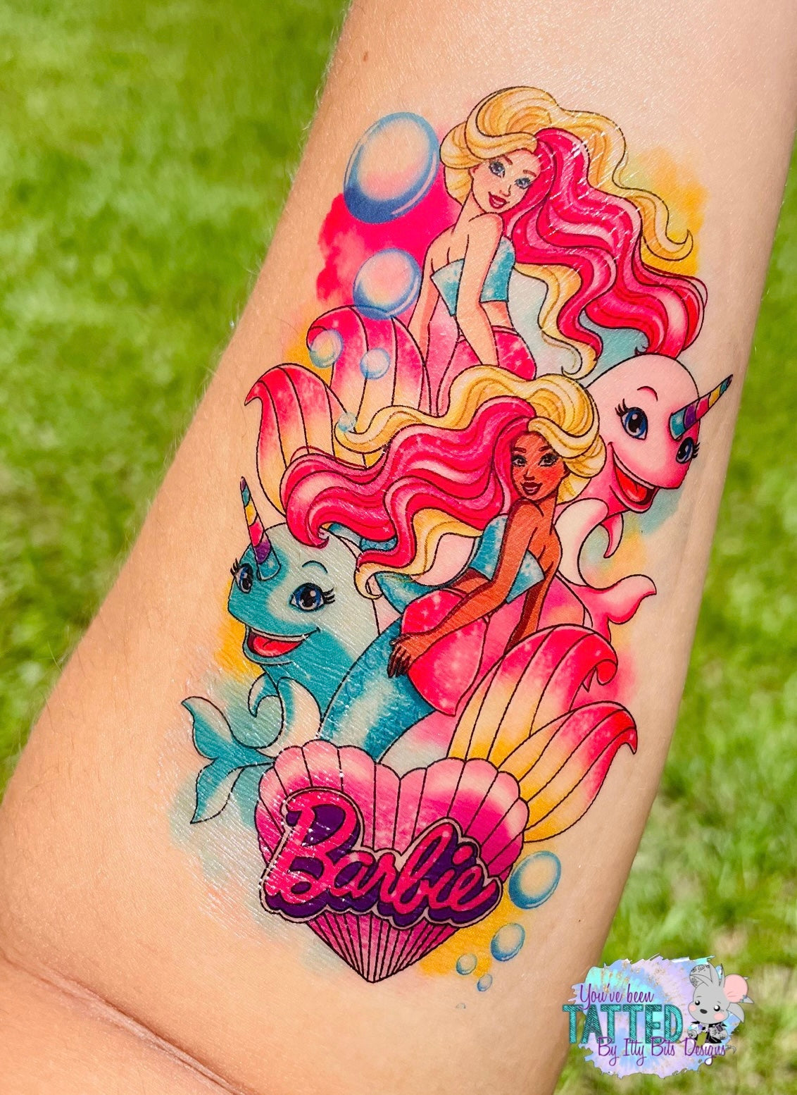 Mermaid Dolls Half Sleeve tattoo