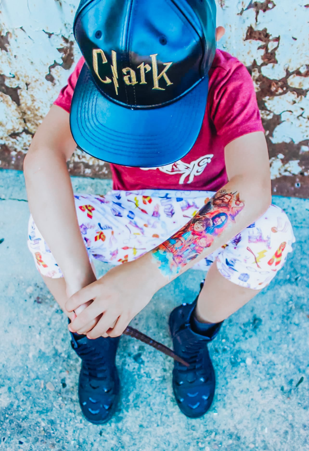 HP Half Sleeve Temporary Tattoo