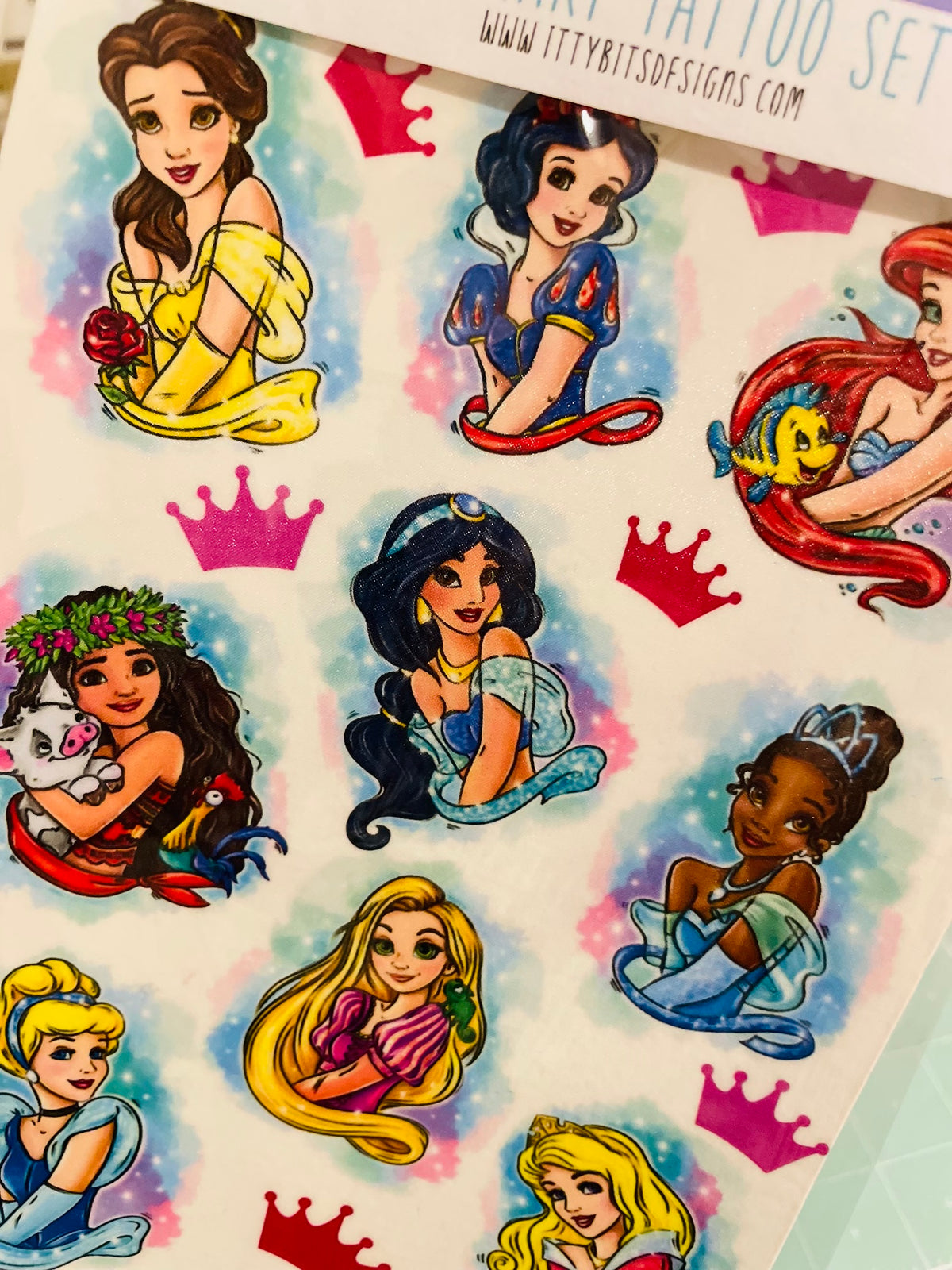 Magical Princess Tatted Tattoo Set