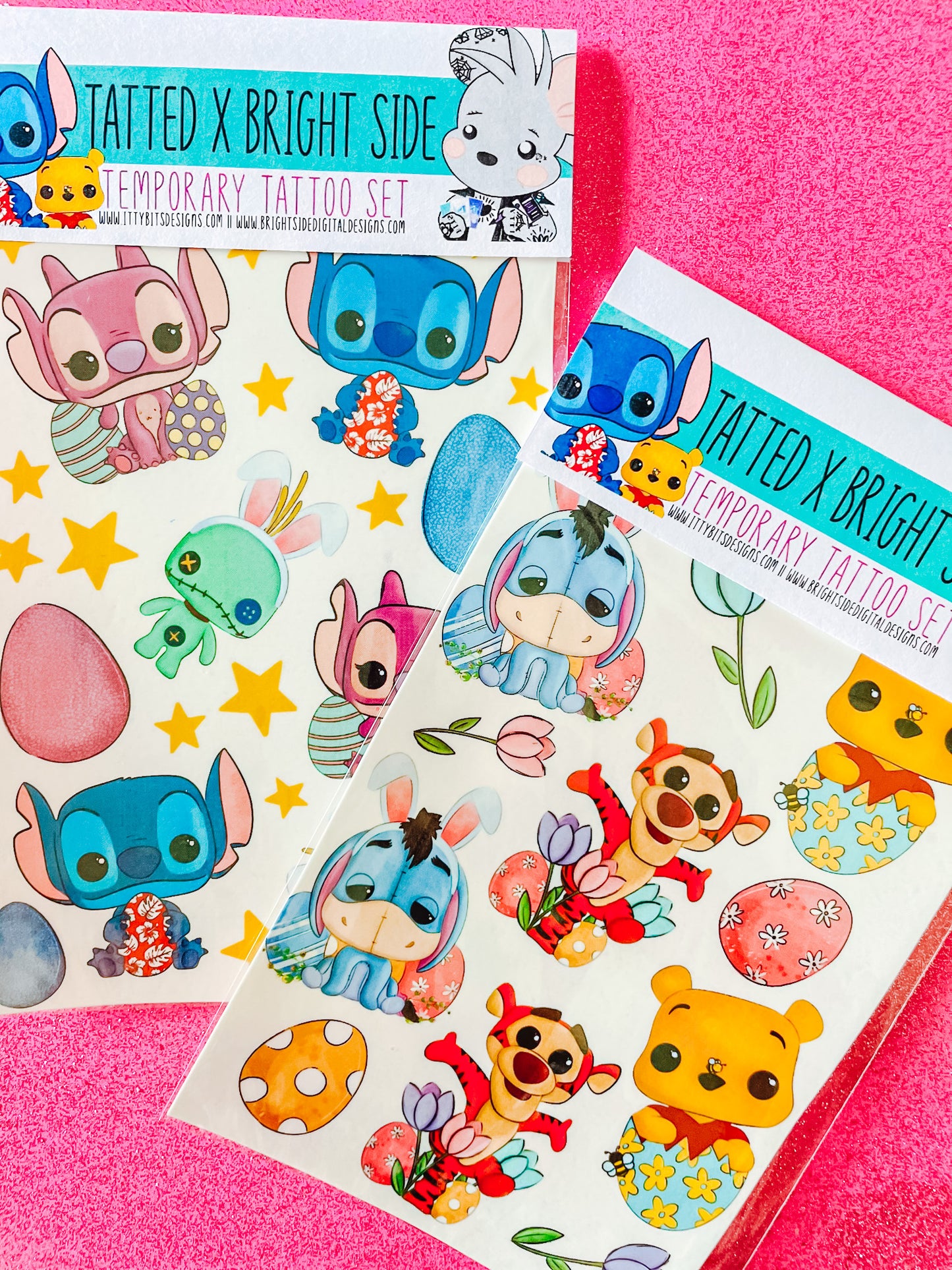 Hundred Acre Wood Friends Tatted x Bright Side Tattoo Set