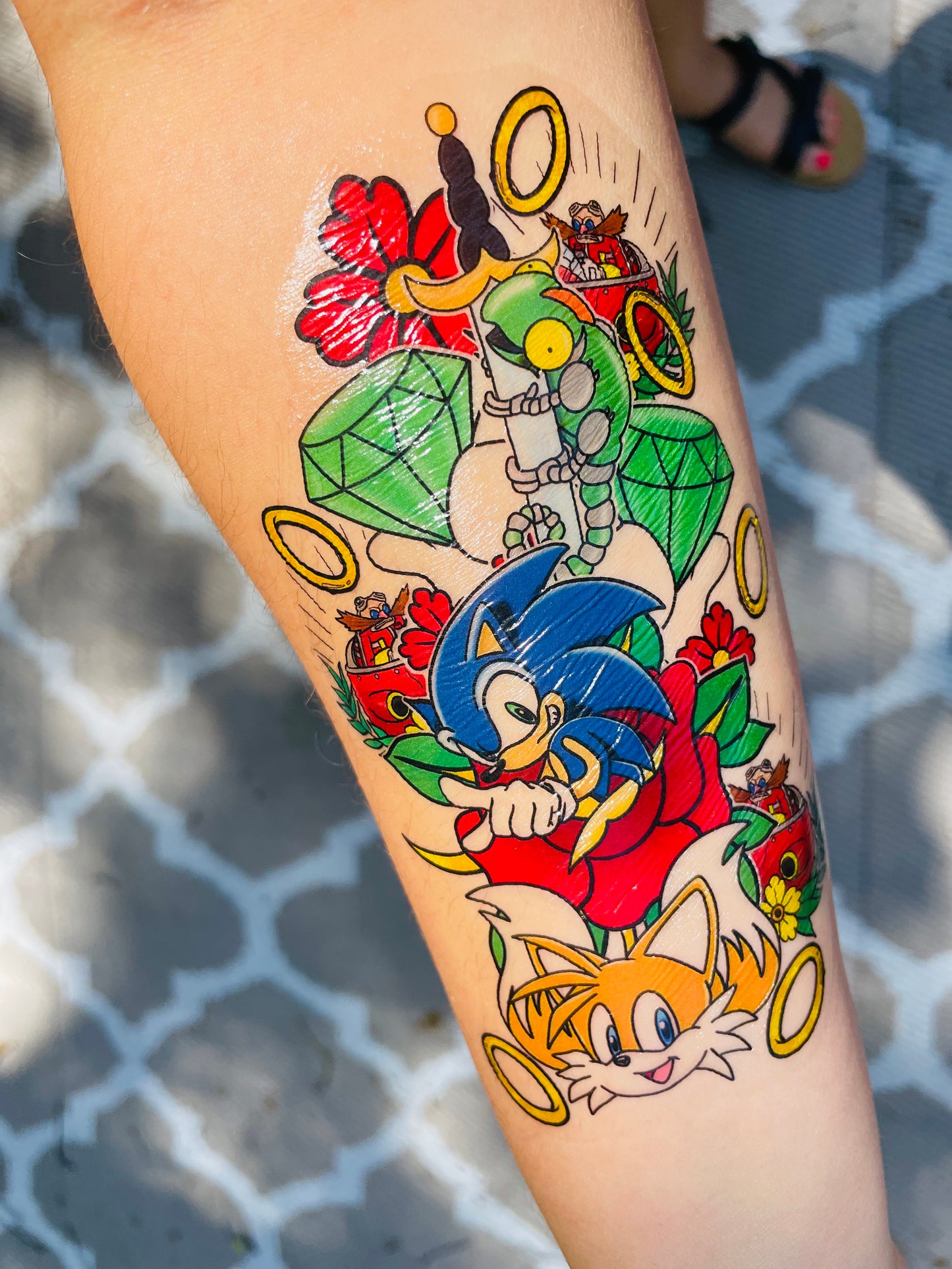 Tatted Hedgehog Half Sleeve tattoo