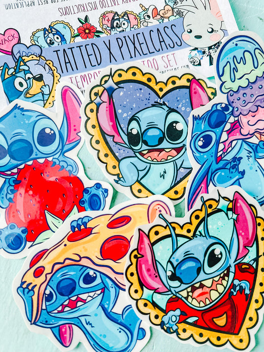 Themed 5 Piece Tattoo Set