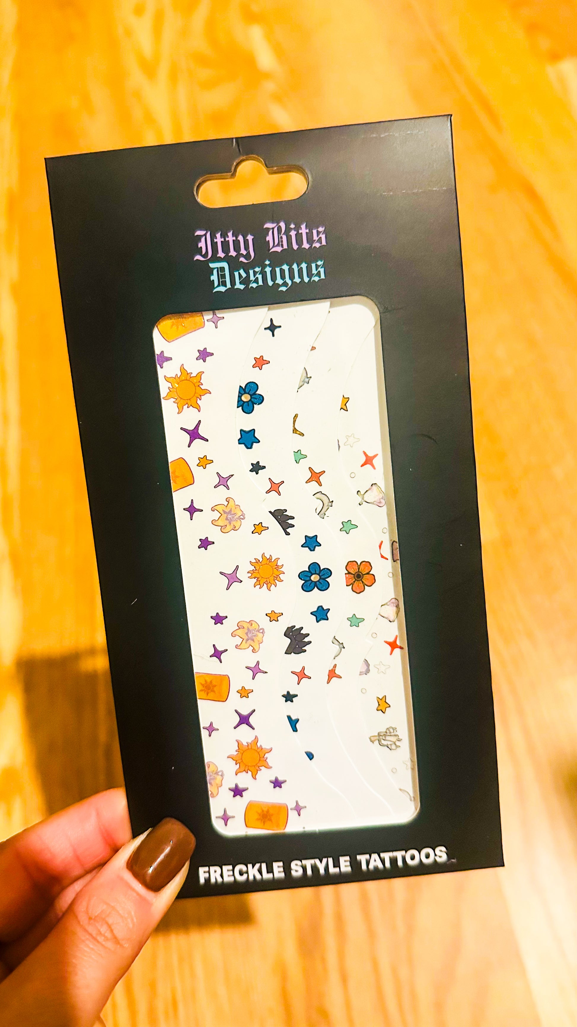 Princess Run Freckle Temporary Tattoo BUNDLE - 4 Freckles - Itty Bits Designs