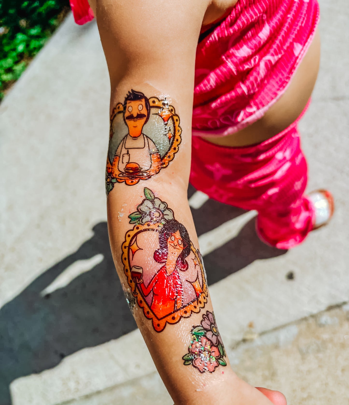 Burger Family PixelPack Tattoo Set