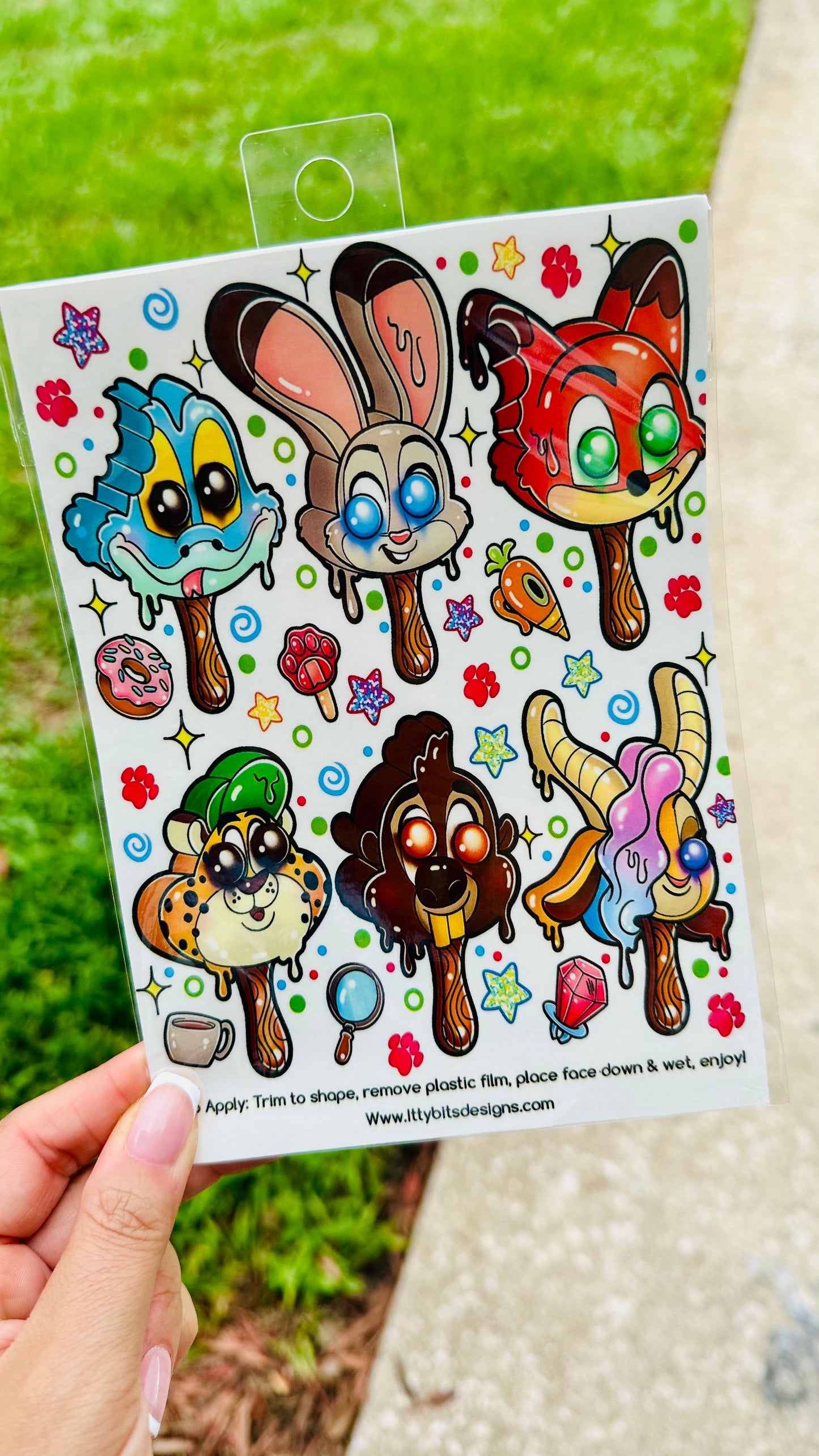 Zoo Popz Tatz Tattoo Set