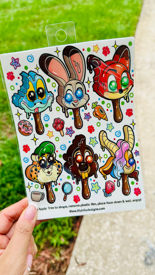 Zoo Popz Tatz Tattoo Set
