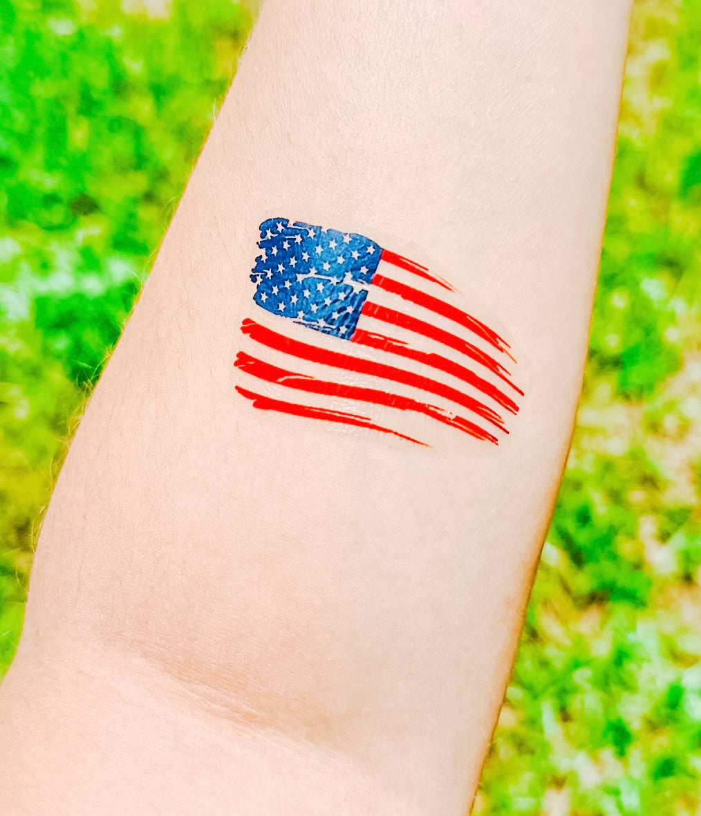 July 4th Flag Tattoos