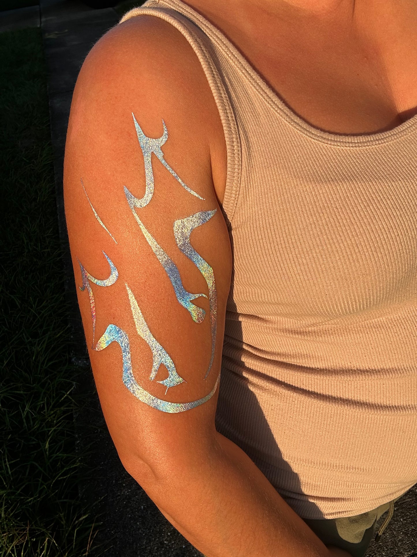 Holographic Demon Scar Tattoo Pack